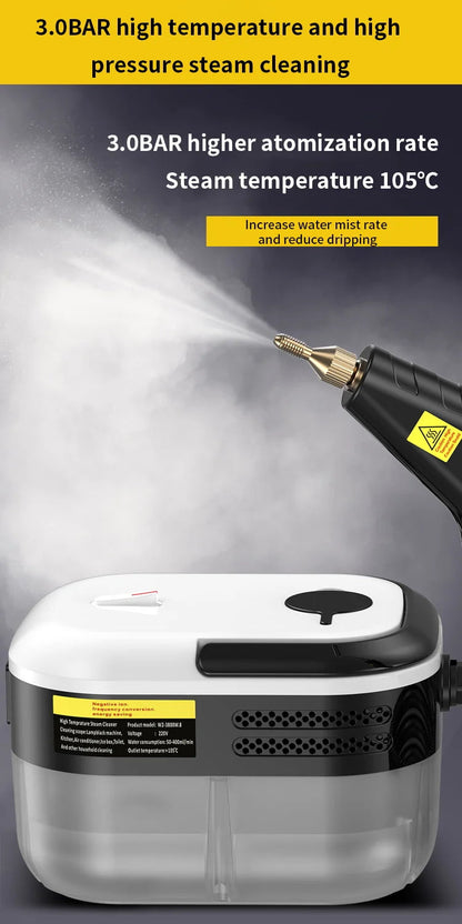 Dampfreinigungsmaschine Hochtemperatur-Sterilisation Desinfektion Auto Handheld Dampfreiniger für Bodenküche 110/220 V So ist Leben
