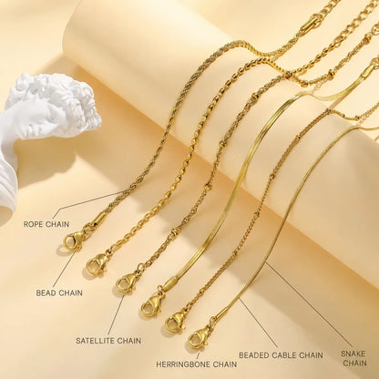 Dünnes Gliederarmband für Damen, Edelstahl 18K Vergoldet, Wasserfeste Zarte Stapelbare Handgelenkskette So ist Leben