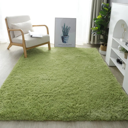 Stil Pelzigen Matte Moderne Schlafzimmer Nacht Teppiche Wohnzimmer Dekoration - So ist Leben