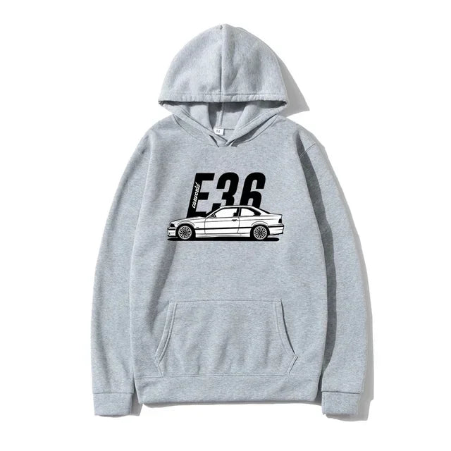 Klassischer Pullover mit grafischem Initialen-Print für Herren, Hip-Hop-Mode - So ist Leben