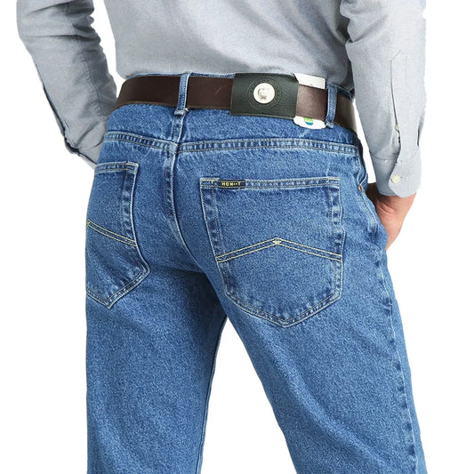 Männer Business Jeans Klassische Frühling Herbst Männlichen Baumwolle Gerade Stretch Marke Denim Hosen Sommer Overalls Slim Fit Hosen 2021 So ist Leben