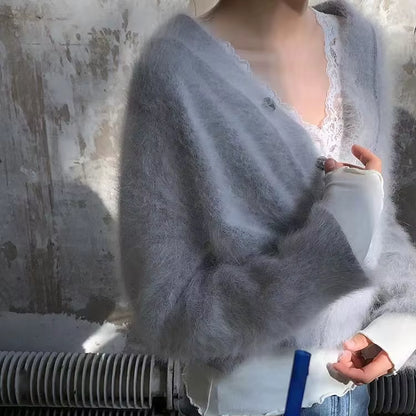Spitzen‑Langarmshirt im französischen Stil für kreative Frauen So ist Leben
