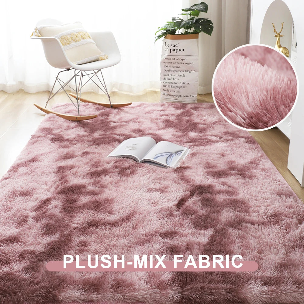 Stil Pelzigen Matte Moderne Schlafzimmer Nacht Teppiche Wohnzimmer Dekoration - So ist Leben