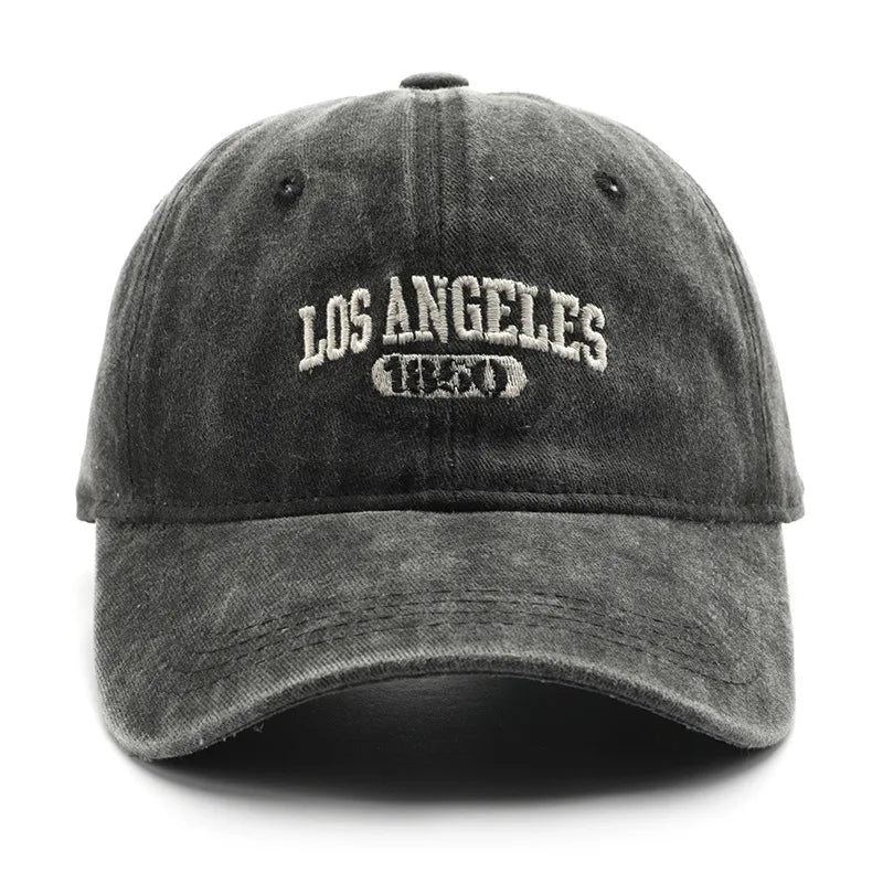 Mode Lässige Baseball Kappe für Frauen Männer Baumwolle Soft Top Hüte Unisex Los Angeles Stickerei Snapback Hut Wandern Sonnenschutz Kappen So ist Leben