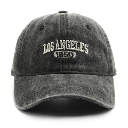 Mode Lässige Baseball Kappe für Frauen Männer Baumwolle Soft Top Hüte Unisex Los Angeles Stickerei Snapback Hut Wandern Sonnenschutz Kappen So ist Leben