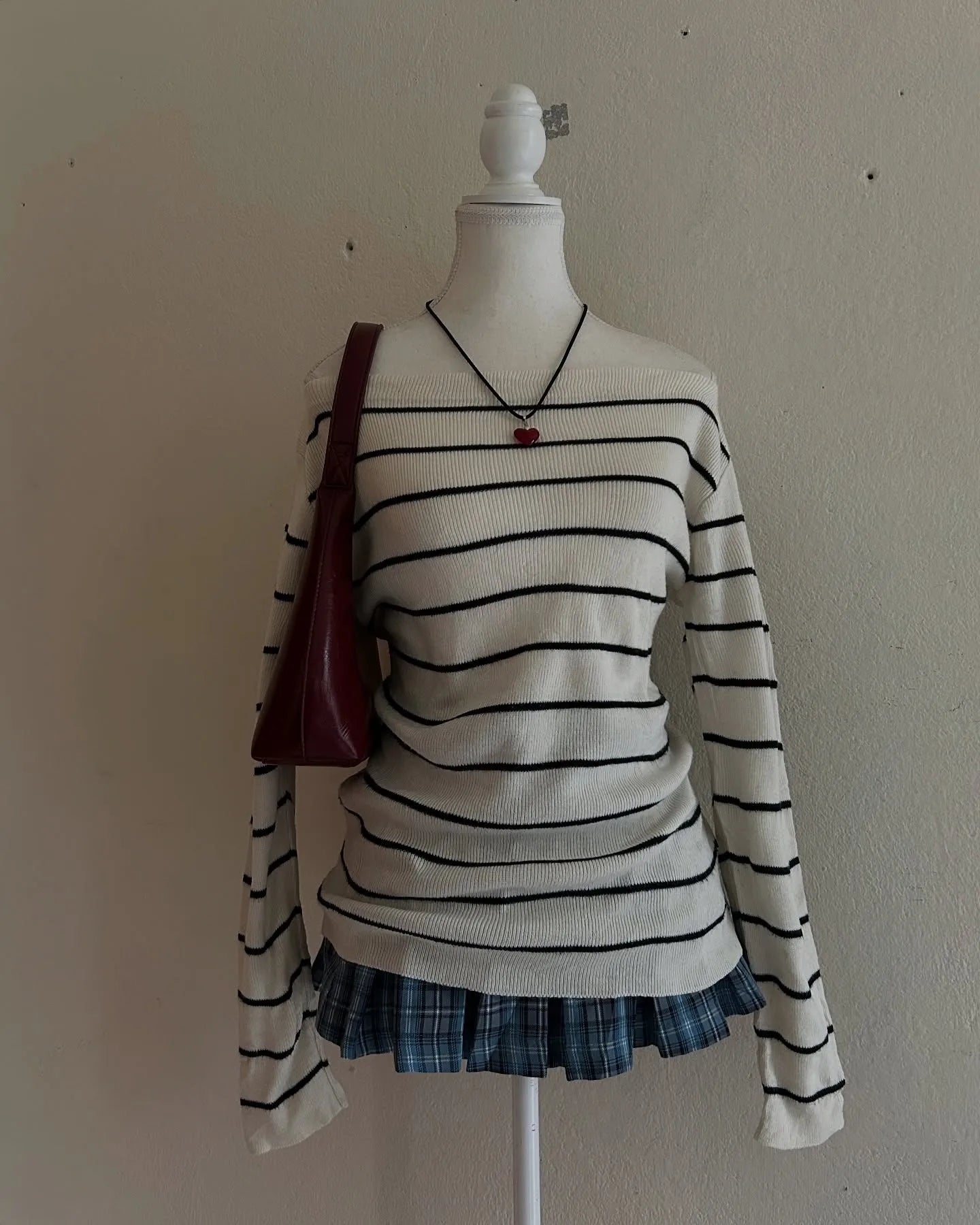 Spicy Girls Stripe Harajuku Y2k Langarm Top Streetwear Rock Goth Chic Crop Top Hip Hop Chic Langarm Pullover Mode Punk So ist Leben