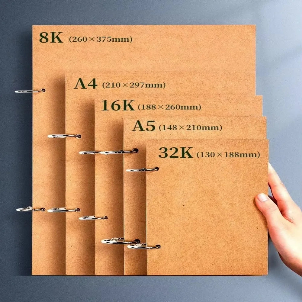 Professionelles Skizzenbuch A4 A5 16K 32K 8K Dickes Loseblatt-Skizzenpapier-Notizbuch Kunstschulbedarf Bleistiftzeichnung Briefpapier So ist Leben