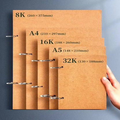 Professionelles Skizzenbuch A4 A5 16K 32K 8K Dickes Loseblatt-Skizzenpapier-Notizbuch Kunstschulbedarf Bleistiftzeichnung Briefpapier So ist Leben