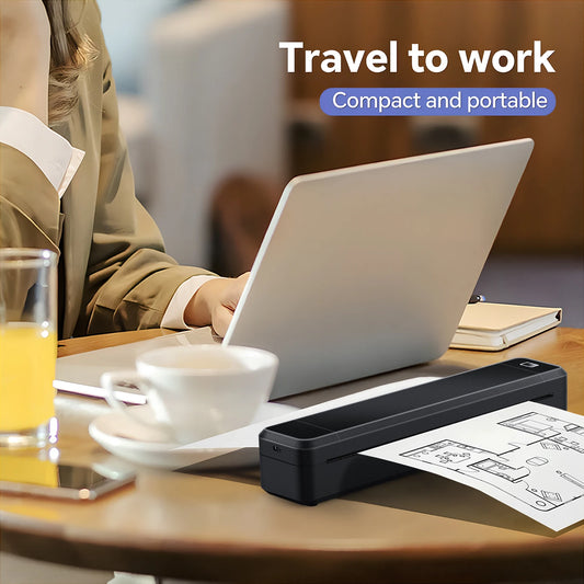 Marklife X8 Mini A4 Thermodrucker Bluetooth Fotos PDF Dokumentendruck Tintenlose Maschine für Büroarbeit Zuhause Schule Reisen So ist Leben