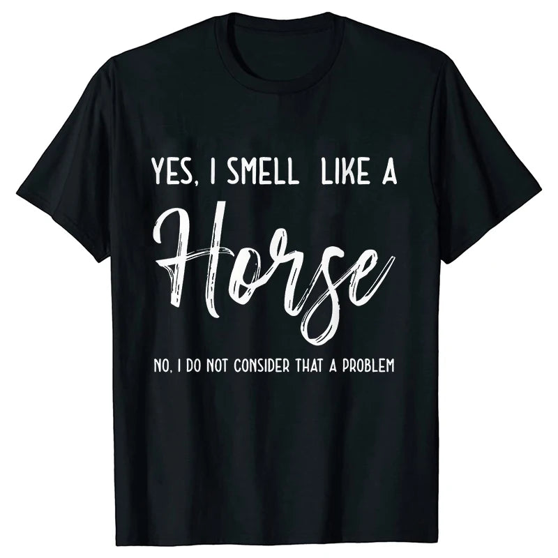 New Fashion Men Women T Shirt Horse Heartbeat Design Adults Children's Clothing Fashion Harajuku Horse Lover Tee T-Shirt Gifts So ist Leben