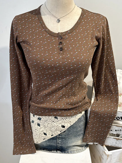 Y2K Langarmshirt Damen – Gestreift & Modern - So ist Leben