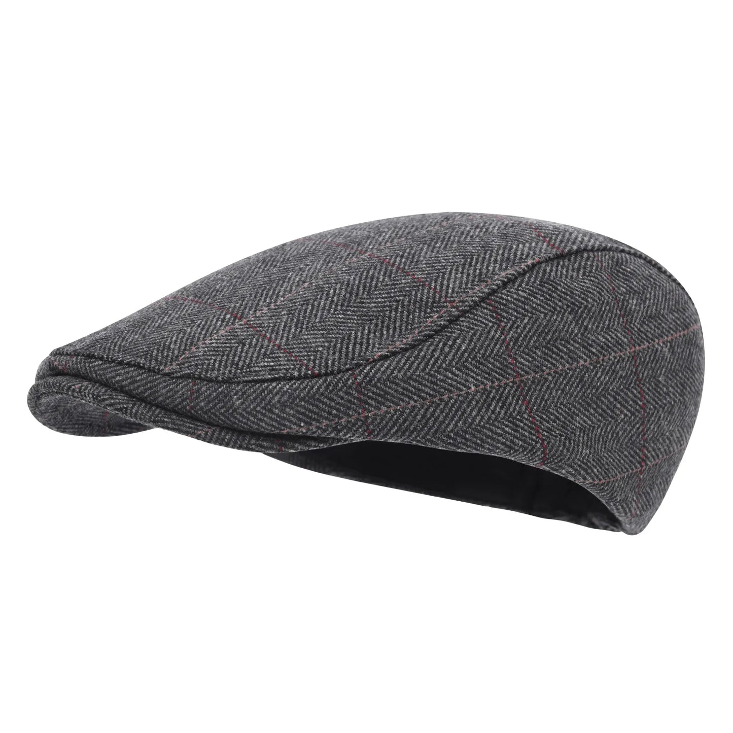 STARANCE Herren Flat Cap Wool Tweed Driving Irish Gatsby Cabbie Golf Vintage Newsboy Hat So ist Leben