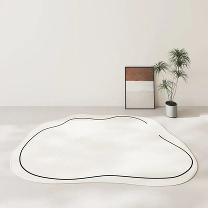 Wohnzimmerteppich, einfarbig, weich, rutschfest, für Schlafzimmer - So ist Leben