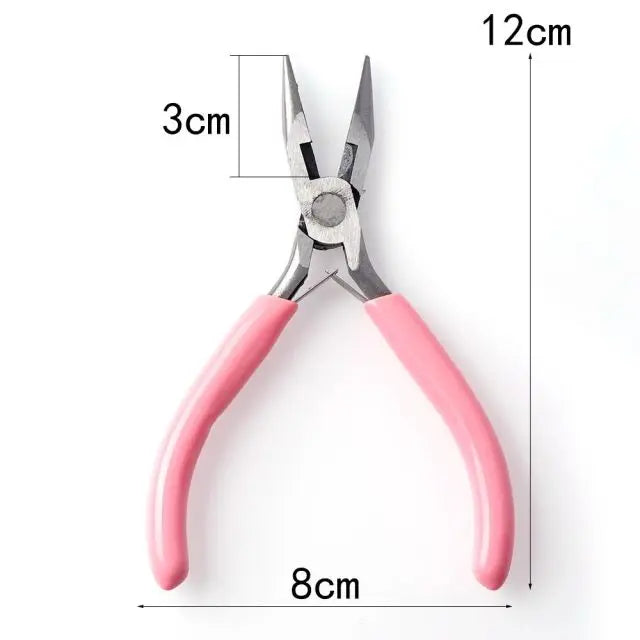 Hohe Qualität DIY Schmuck Machen Werkzeug Kits Zangen Sets Runde Nase Zange Seite Schneiden Zangen Draht Cutter Schere Perlen Pinzette So ist Leben
