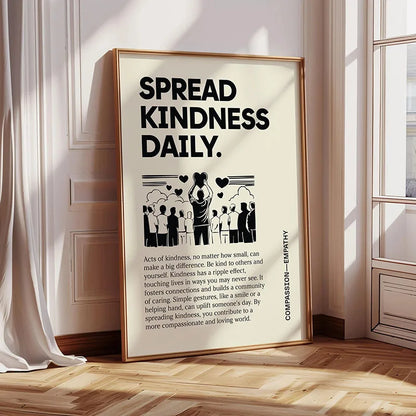 Inspirierendes Zitat Poster Wandkunst Motivierende Botschaft Einzigartige Geschenkidee - So ist Leben
