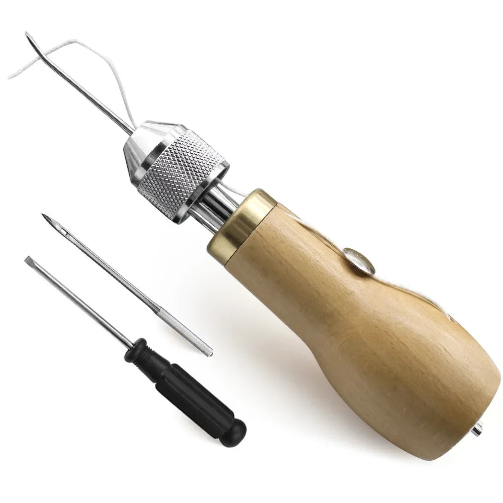 Leder Hand Nähmaschine Speedy Stitcher Leder DIY Manuelle Nähen Leinwand Reparatur Werkzeuge Leder Handwerk Kantennähte So ist Leben