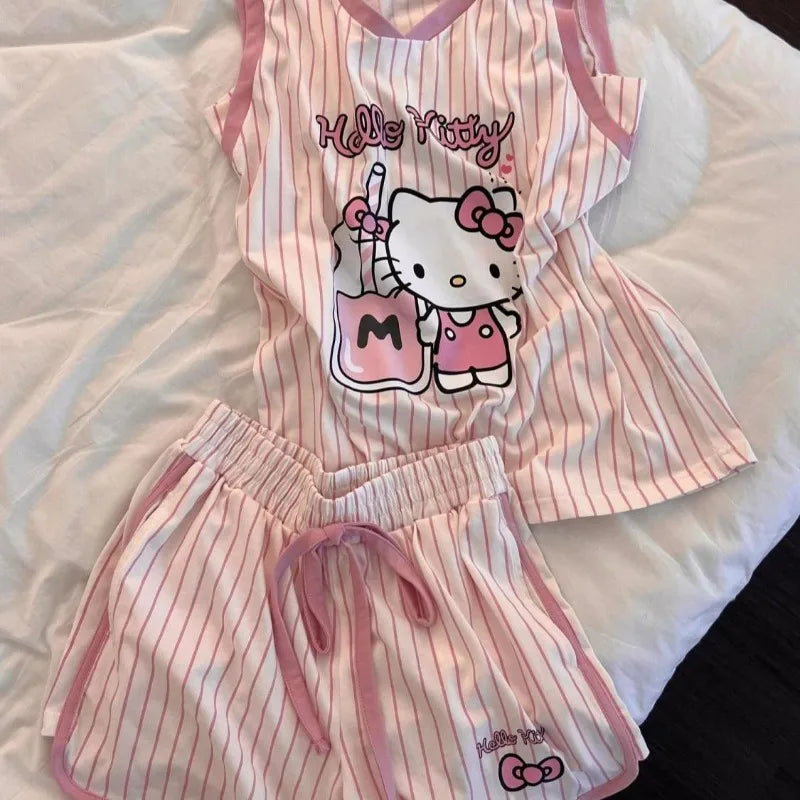 Kawaii Pyjama‑Set – Leichtes Cartoon‑Design für Zuhause - So ist Leben