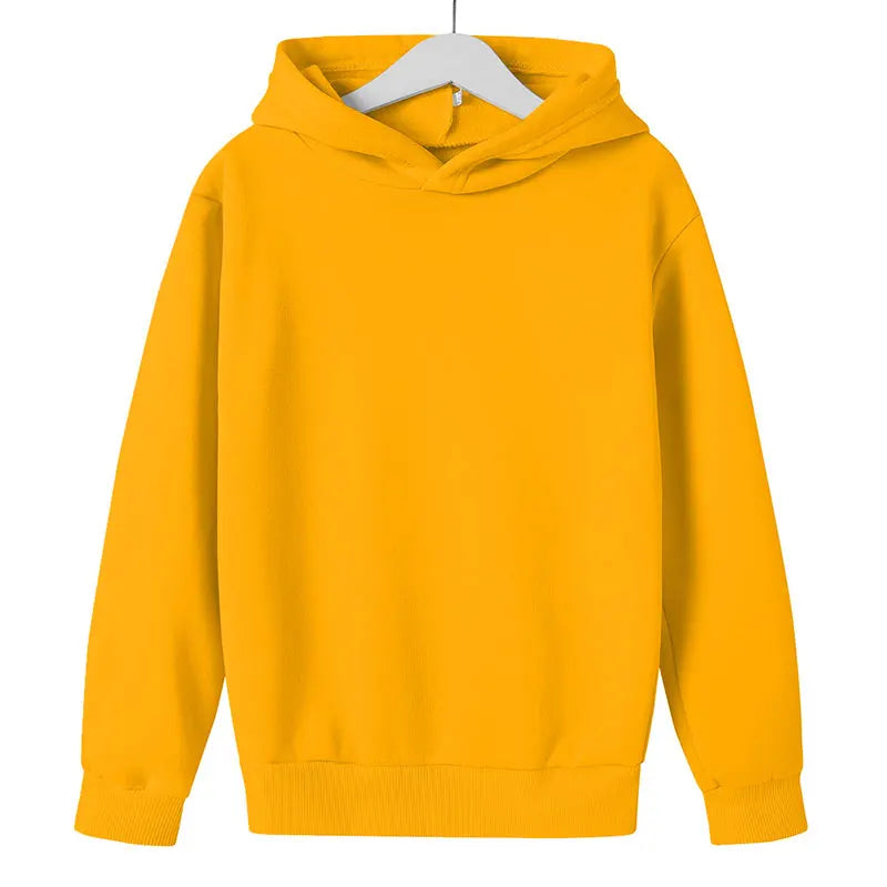 Einfarbige Kinder-Kapuzenpullover, Kleidung für 3–12 Jahre, Jungen und Mädchen, lässig, Toddle-Tops, Mantel, Frühling und Herbst, Sweatshirt, Weiß, Schwarz, Rot So ist Leben