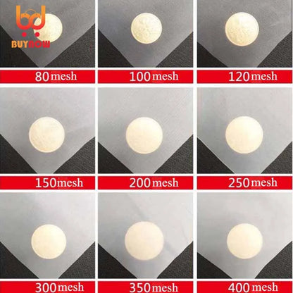 500 Mesh/In 25 Mikron Gaze Wasser Nylon Filter Mesh Sojabohnen Farbe Bildschirm Kaffee Wein Netz Stoff Industrie Filtertuch