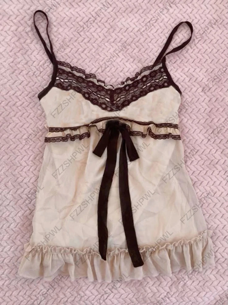 Mode Niedlichen Verband Bogen Gestellte Top Rosa Süße Kokette Süße T Shirts Herbst Frühling Casual Quadratischen Kragen T Frauen y2k Ästhetischen So ist Leben