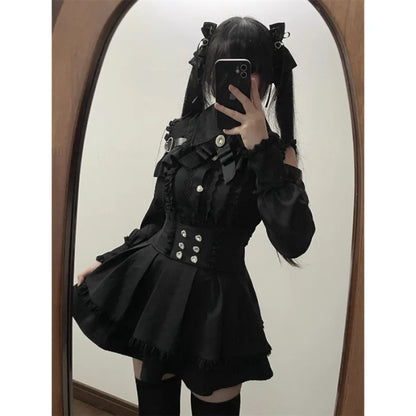 Lolita Set mit Oberteil und Faltenrock - So ist Leben