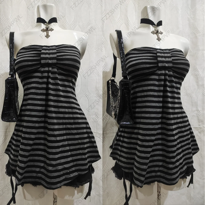 Gothic Y2K Damen Langarm T-Shirt Sexy Slim Fit Chic Slash Neck Zipper Design Crop Top Rock Punk Hip Hop Damen Streetwear So ist Leben