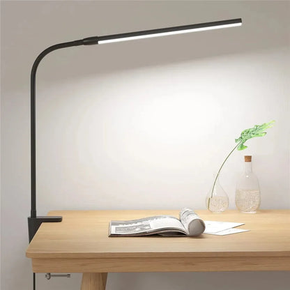 LED-Schreibtischlampe, Doppel-/Einzelkopf-Architekt-Schreibtischlampen, Büro, augenschonende Schreibtischleuchte, stufenlos dimmbar, verstellbare Schwanenhalslampe So ist Leben