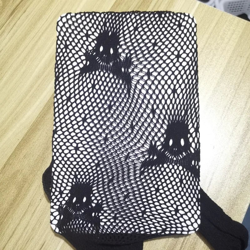 Klassische Lolita Höhlte Heraus Spitze Mesh Strümpfe Mit Flachem Boden Strumpfhosen Frauen Sexy Japanische Mädchen Gothic Punk Retro Spinne Web Strumpfhosen So ist Leben