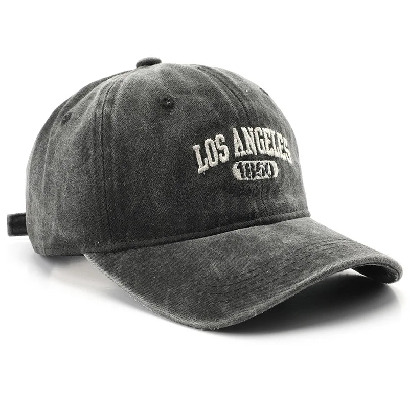 Mode Lässige Baseball Kappe für Frauen Männer Baumwolle Soft Top Hüte Unisex Los Angeles Stickerei Snapback Hut Wandern Sonnenschutz Kappen So ist Leben