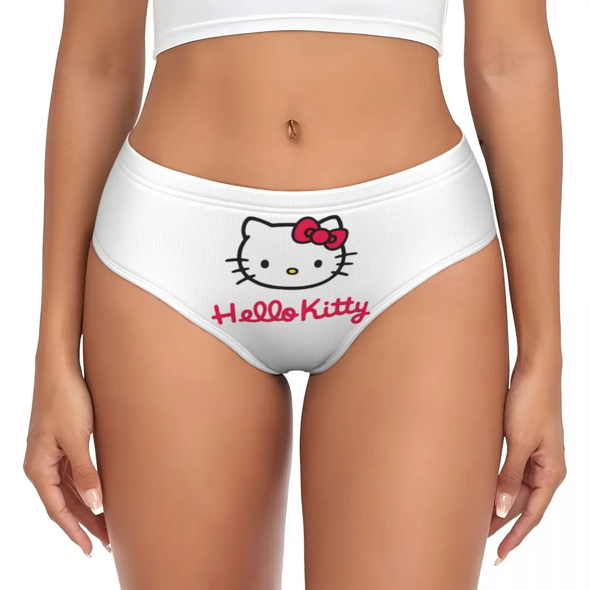 Hello‑Kitty Slip mit mittelhoher Form im Sanrio Stil
