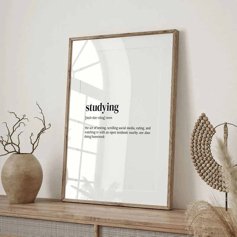 Inspirierendes Zitat Poster Wandkunst Motivierende Botschaft Einzigartige Geschenkidee - So ist Leben