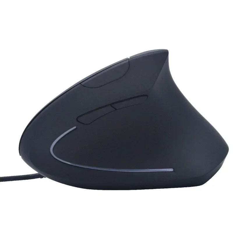 Vertikale optische Maus, ergonomisches Design, 4-stufige DPI, verstellbare USB-LED-Gaming-Maus mit Kabel für Windows, Laptop, PC So ist Leben