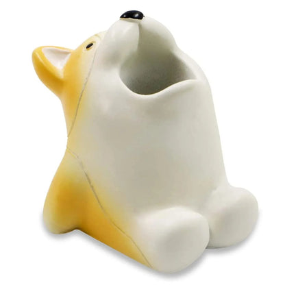 Niedlicher Cartoon-Zahnbürstenhalter für Kinder, lustiger Stifthalter aus Kunstharz, Mini-Tier-Einzeltzahnbürstenständer So ist Leben