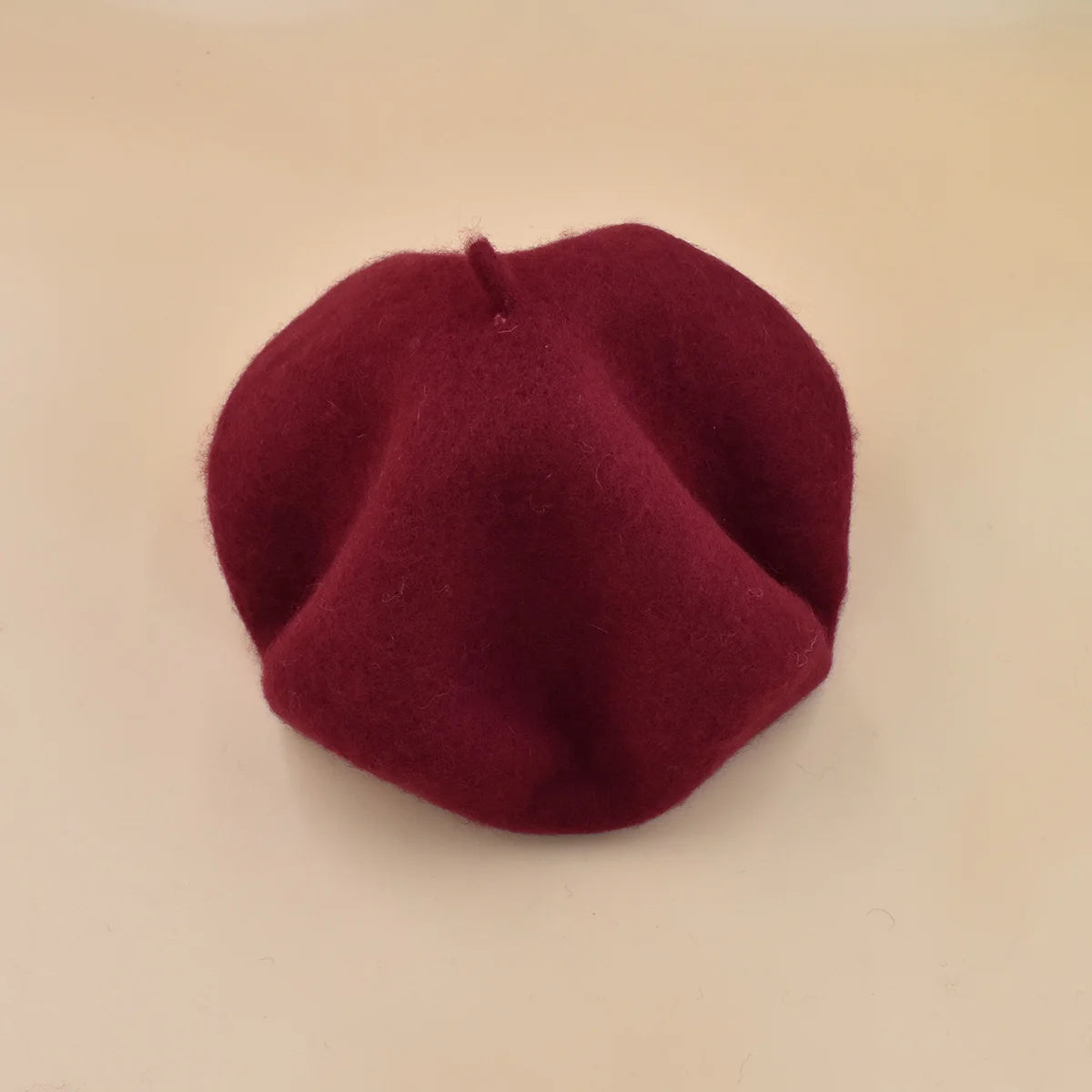 Neue Frauen schwarz rosa Berets Hut Mode Einfarbig Wolle Gestrickte Mit Damen Beanie Baskenmütze Hut Warme Herbst und winter Kappe So ist Leben