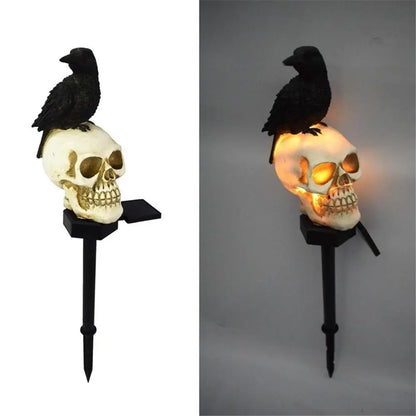 Halloween Outdoor Licht Skelett Geist Horror Grimasse Party Dekor für Innenhof Home Holiday Beleuchtung Garten Dekoration So ist Leben