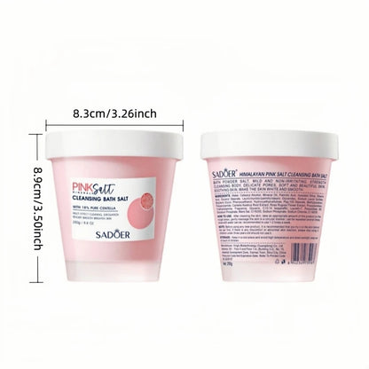 250g Himalaya-Rosa-Badesalz, weiche Textur, reinigt sanft die Haut, Duftpflege für Datteln/Pendeln/Vor dem Schlafengehen, ein Muss für Herbst und Winter, geeignet für Männer und Frauen. So ist Leben