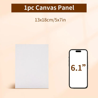 8-größen Leinwandplatten zum Malen, leere Leinwandbretter für Acryl, Öl, Gouache, Tempera, grundiert weiß für Erwachsene, Hobby-Maler. So ist Leben