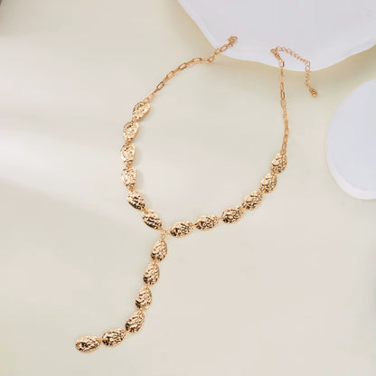 Vintage Runde Pailletten Lange Quasten Anhänger Halskette für Frauen Neue Trend Boho Sexy Brust Kette Choker Hals Schmuck Zubehör So ist Leben
