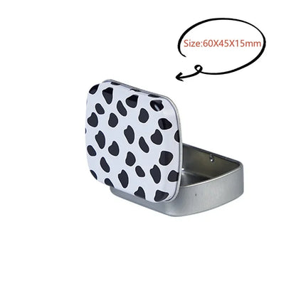 Neue quadratische Blech-Aufbewahrungsboxen Kleine Metall-Aufbewahrungsbox Silber Schmuck Schlüssel Münzen Metallbox Blechdose Hochzeit Süßigkeiten Aufbewahrungsdose So ist Leben