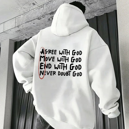 Lässiger, hochwertiger, langärmeliger Hoodie mit modischem Aufdruck für den Alltag - So ist Leben