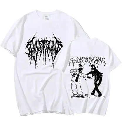Männer Frauen Print Mode Hip Hop Metal Gothic Rock T Shirt - So ist Leben
