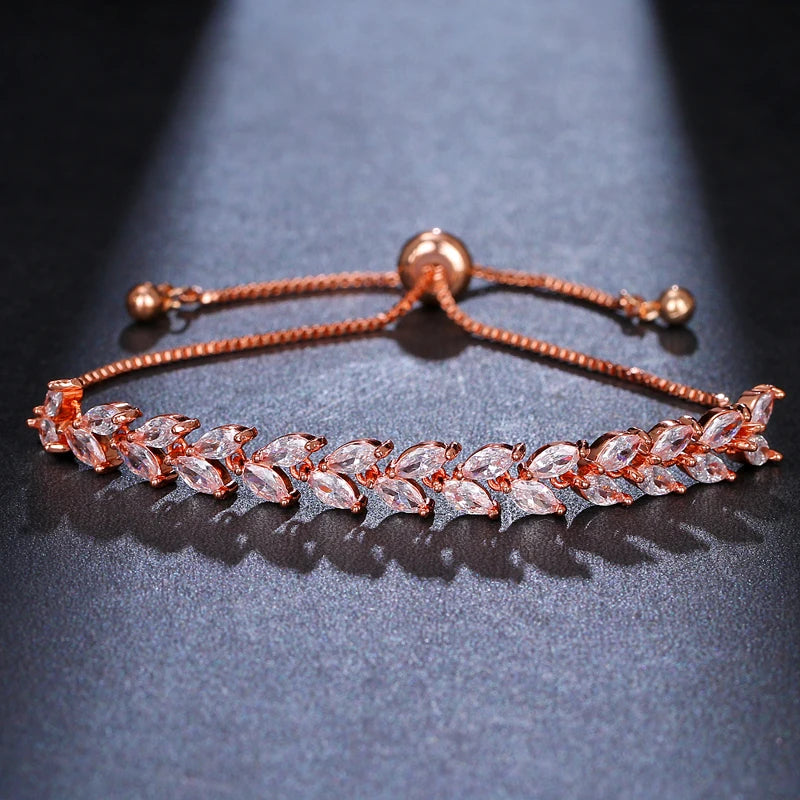 Zwei Größe Neue Design Luxus AAA Zirkon Olivenzweig Ohrringe und Anhänger Schmuck Sets Für Mode Frauen Hochzeit Schmuck Set AS128 So ist Leben