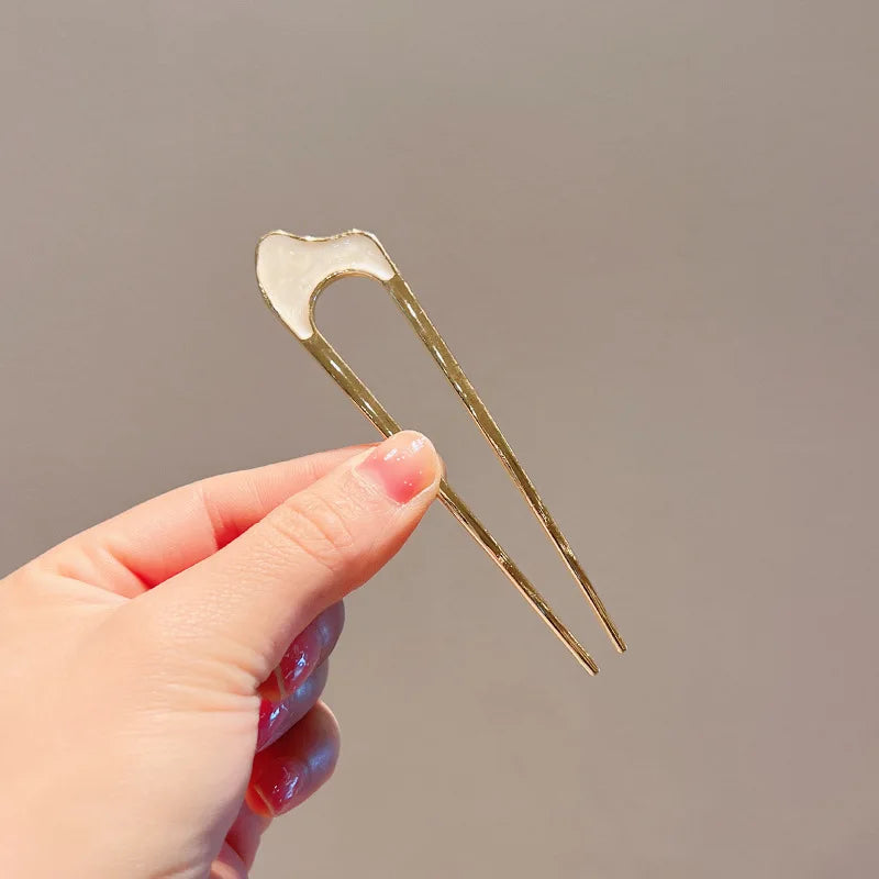 Neue Retro Temperament Perle U-förmigen Haarnadel Pille Kopf Platte Haar Ware Haarnadel Haarnadel Kopfbedeckungen Großhandel So ist Leben