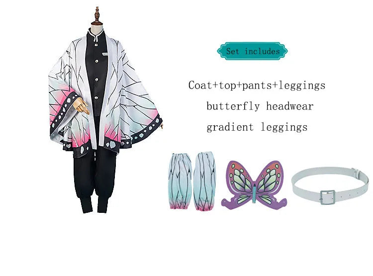 Dämonentöter Kamado Tanjirou Zenitsu Giyuu Cosplay Kostüm Anime Set für Kinder Mann Halloween Dress UpHalloween Frauen Kinder So ist Leben