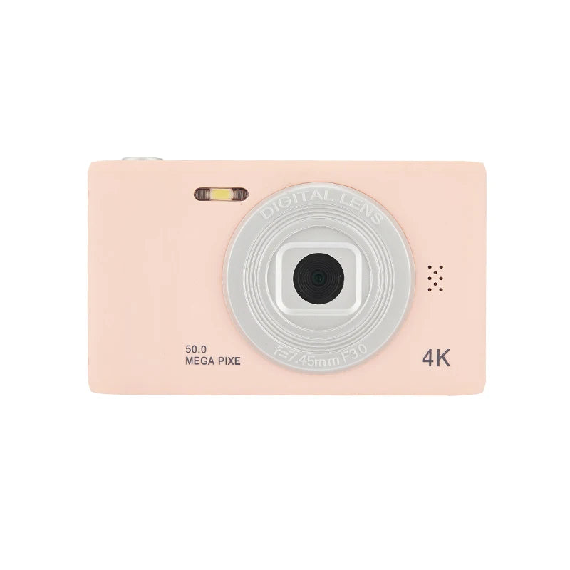 4K Digital Camera 50 Megapixels HD Photography Travel Selfie Camera 2.4 inch Screen Entry-Level Kids Campus Selfie Mini Camera So ist Leben