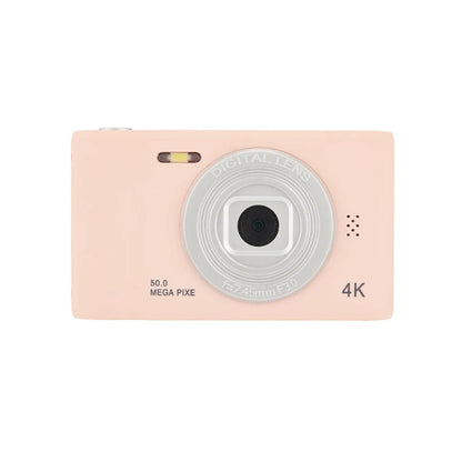 4K Digital Camera 50 Megapixels HD Photography Travel Selfie Camera 2.4 inch Screen Entry-Level Kids Campus Selfie Mini Camera So ist Leben
