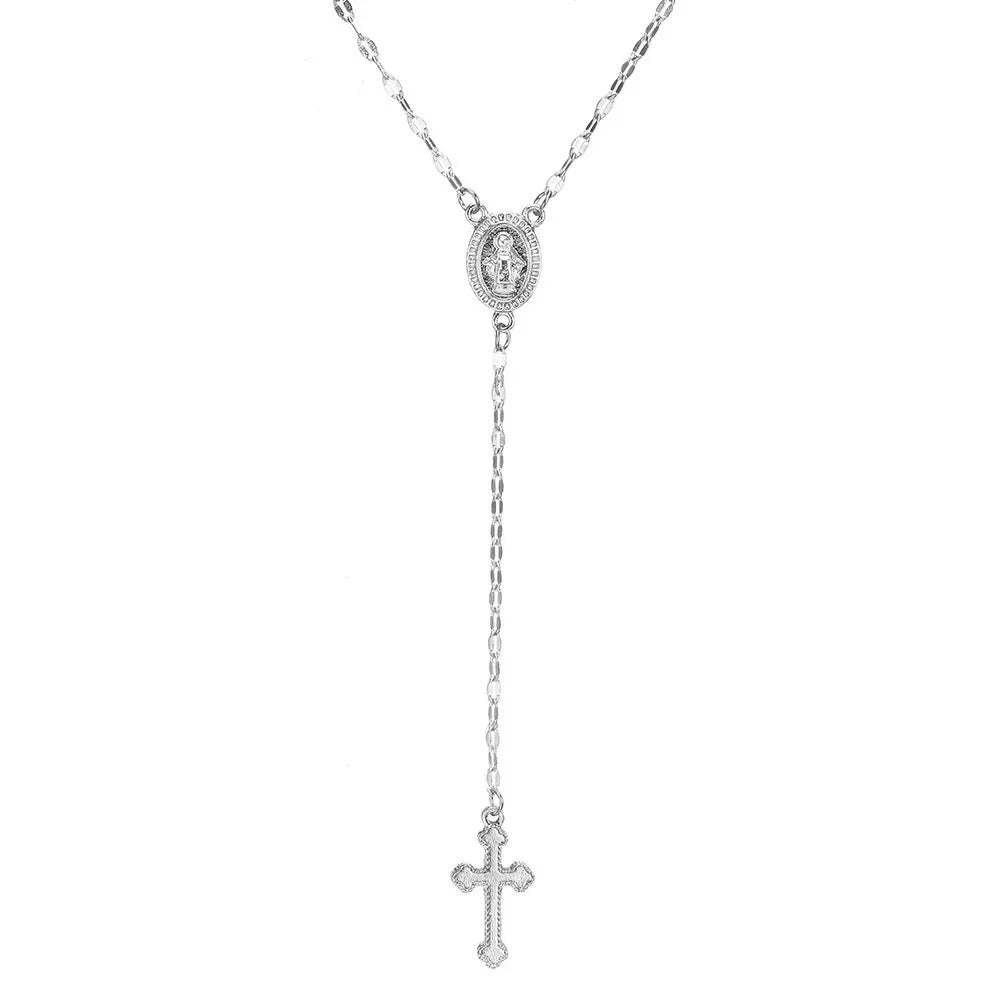 New Wish Cross Madonna Halskette, die neueste Mode für europäische und N Damen-Halsketten-Accessoires mit Anhänger So ist Leben