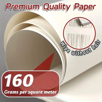 Skizzenpapier 25 Blatt A4/A3/8K/16K 160 g Künstlerpapier für Erwachsene und Studenten – Graphit, Kohle, Bleistift, Buntstiftzeichnung So ist Leben