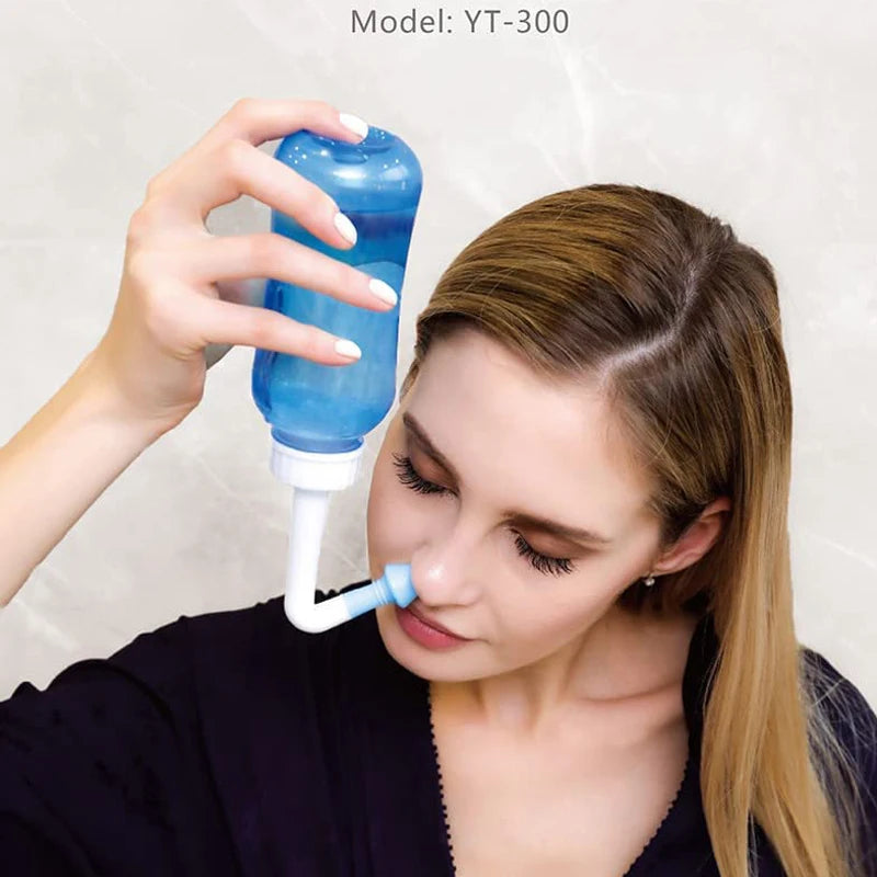Professioneller Nasenspülreiniger, Nasendusche, Spülflaschenschutz, verhindert allergische Rhinitis, Erwachsene und Kinder, Neti-Töpfe So ist Leben