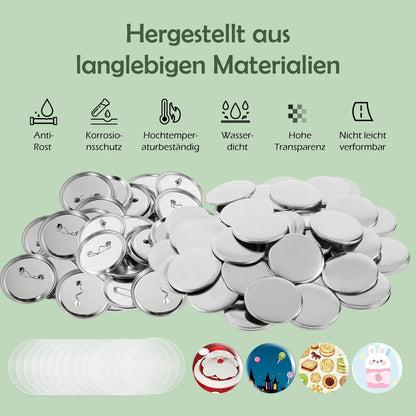 Button Badge Maker Formen DIY Pin Button Maker Pressmaschine Teile Abzeichen Punch Press Formen für Button Maker der Serie DC108 So ist Leben